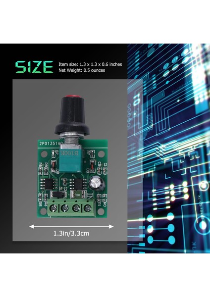 1.8V 3V 5V 6V 7.2V 12V 2A 30W Dc Motor Hız Kontrol Cihazı (Pwm) 1803BK Ayarlanabilir Sürücü Anahtarı (Yurt Dışından)