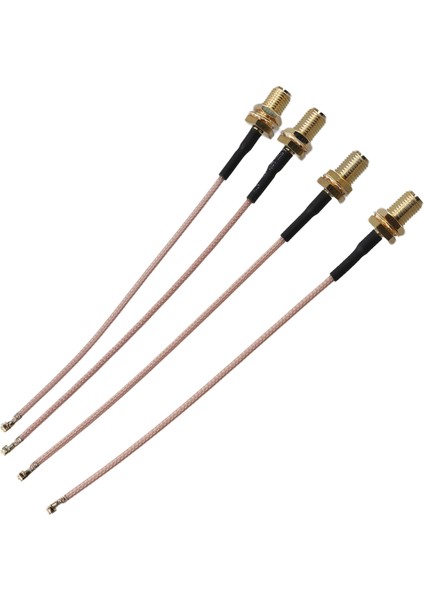 4'lü Paket Rf U.fl(Ipex/ıpx) Mini Pcı - Rp-Sma Dişi Pigtail Anten Wi-Fi Koaksiyel RG-178 Düşük Kayıplı Kablo (4 Inç (10 Cm)) (Yurt Dışından) modelleri