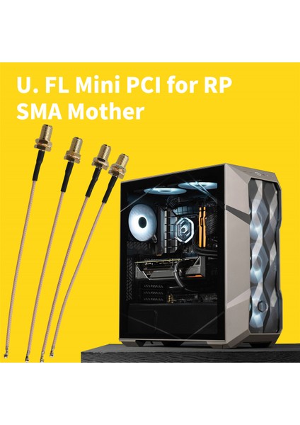 4'lü Paket Rf U.fl(Ipex/ıpx) Mini Pcı - Rp-Sma Dişi Pigtail Anten Wi-Fi Koaksiyel RG-178 Düşük Kayıplı Kablo (4 Inç (10 Cm)) (Yurt Dışından) fırsatları
