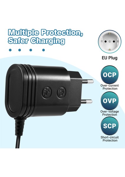 15V Adaptör Şarj Cihazı Tıraş Makinesi HQ8505 6070 7310 6090 6071 9020 568 Ab Fişi (Yurt Dışından)