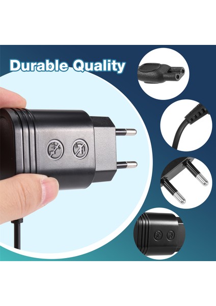 15V Adaptör Şarj Cihazı Tıraş Makinesi HQ8505 6070 7310 6090 6071 9020 568 Ab Fişi (Yurt Dışından)