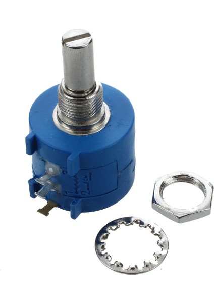 3590S-2-502L 5k Ohm 10 Turlu Döner Tel Sarımlı Hassas Potansiyometre (Yurt Dışından)