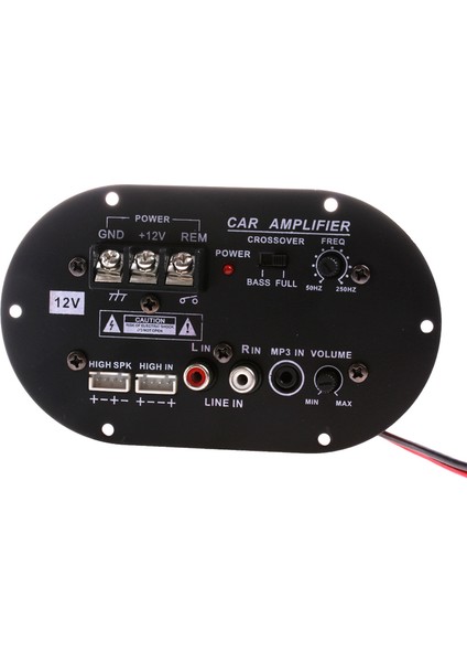 Araba Amfi Kartı 12V Yüksek Güçlü Subwoofer 120W Tam Ton Saf Bas Çekirdek 8-12 Inç (Yurt Dışından) indirimleri