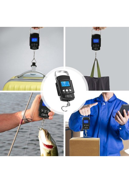 50KG x 0.01KG Dijital Taşıma Mini Cep Ölçeği 10G Taşınabilir Bagaj Seyahat Balıkçılık Mutfak Kancası Denge Tartım (Yurt Dışından) fırsatları