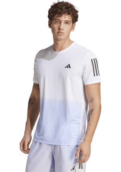Own The Run Colorblock Erkek Beyaz Koşu Tişört