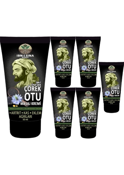 Çörek Otu Kremi 50 ml Vücut Harici Uygulama Teskin Edici Masaj Kremi