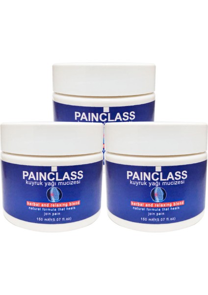 Painclass XTMKS038 3ADET 150 ml Büyük Boy Kuyruk Yağı Kremi Pain Cream Ağrilaralara Krem