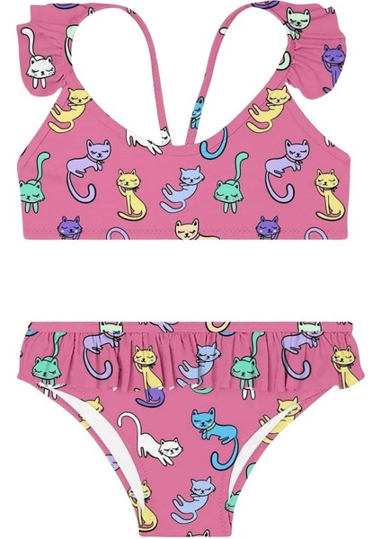 Kitties Kız Çocuk Bikini