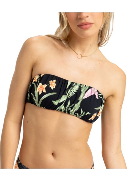 Pt Beach Classics Bandeau Kadın Siyah Bikini Üstü