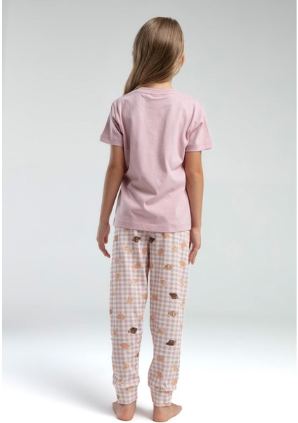 RP3587 - Soft Pembe - Rolypoly Anne-Kız Ikili Takım