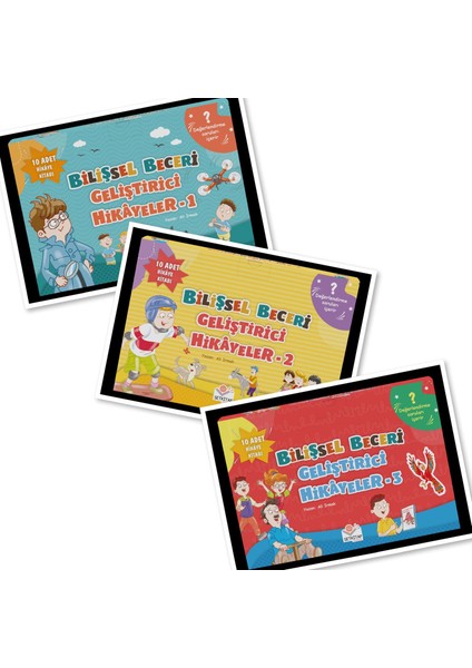 Bilişsel Beceri Geliştirici Hikayeler Set (30 Kitap)(2.sınıf ve 3.sınıf Okuma Hikaye Öykü Kitapları)