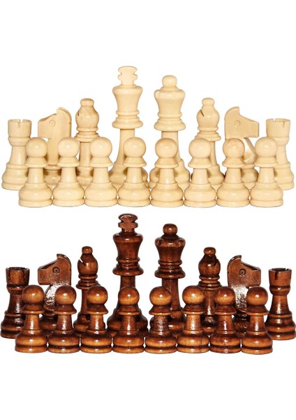 2.2 Inç Ahşap Satranç Tahtası Aksesuarları Ahşap Satranç Taşları King Boy 55MM Geleneksel Çin Satranç Oyunu Seti (Yurt Dışından)