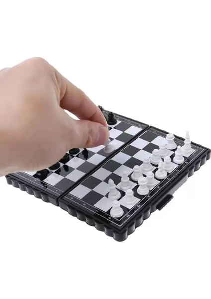 Mini Manyetik Satranç Seti Katlanır Manyetik Plastik Satranç Tahtası Tahta Oyunu Taşınabilir Çocuk Oyuncağı Taşınabilir Açık Hava (Yurt Dışından) fiyatları