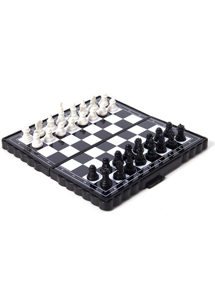 Set Plastik Mini Uluslararası Satranç Katlanır Manyetik Satranç Tahtası Tahta Oyunu Taşınabilir Ev Açık Hava Çocuk Oyuncakları Hafif (Yurt Dışından) fırsatları