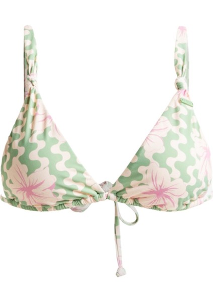 Hibiscus Daze Elongated Tri Kadın Bikini Üstü