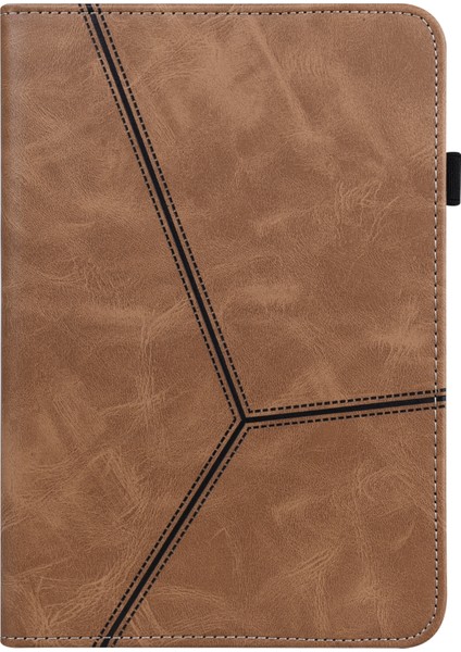 Ipad Air 2022 / Air 2020 10.9 Için Düz Renk Kılıfı (Kahverengi) (Yurt Dışından)