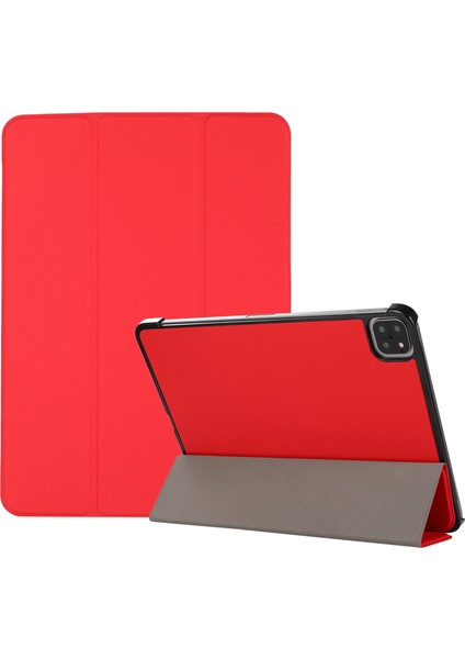 Ipad Pro 11 2021 Için Deri Kılıf (Red) (Yurt Dışından)
