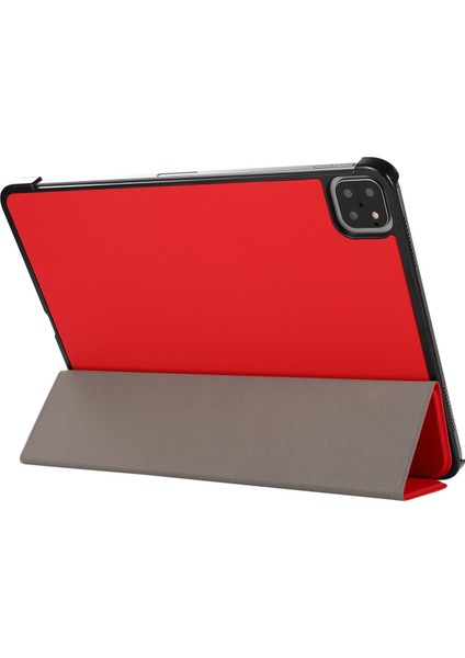 Ipad Pro 11 2021 Için Deri Kılıf (Red) (Yurt Dışından) fırsatları