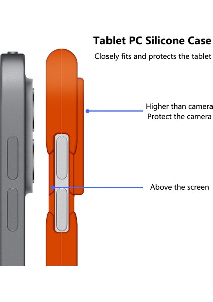IPAD Pro 11 2021/2020 / Aır 2020 Için Kılıf 10.9 (Orange) (Yurt Dışından) fırsatları