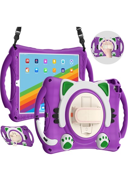 IPAD 10.2 2021/2020/2019 / Pro 10.5 / Aır Için Eva Kılıfı (Purple) (Yurt Dışından)