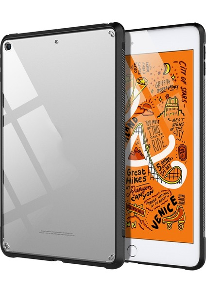Ipad Mini 2019 Için Pc+Tpu Tablet Kılıfı (Siyah) (Yurt Dışından)