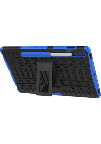Samsung Galaxy Tab S7 T870 / T875 Lastik Doku Kılıfı (Blue) (Yurt Dışından)