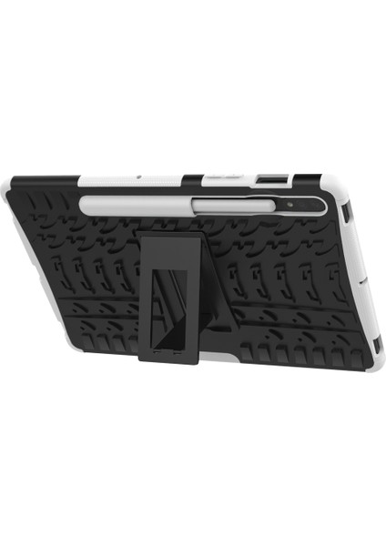 Samsung Galaxy Tab S7 T870 / T875 Lastik Doku Kılıfı (White) (Yurt Dışından) fırsatları