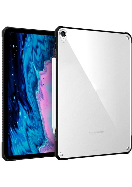IPad Air 2020 /2022 Için Pc+Tpu Tablet Kılıfı (Siyah) (Yurt Dışından)
