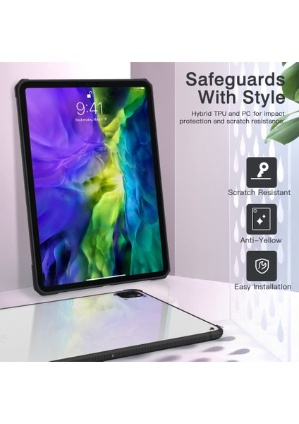 Pc+Tpu Tablet Case For iPad Pro 11 Inch 2021 (Siyah) (Yurt Dışından) fiyatları