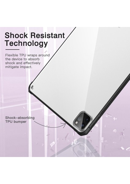 Pc+Tpu Tablet Case For iPad Pro 11 Inch 2021 (Siyah) (Yurt Dışından) fırsatları