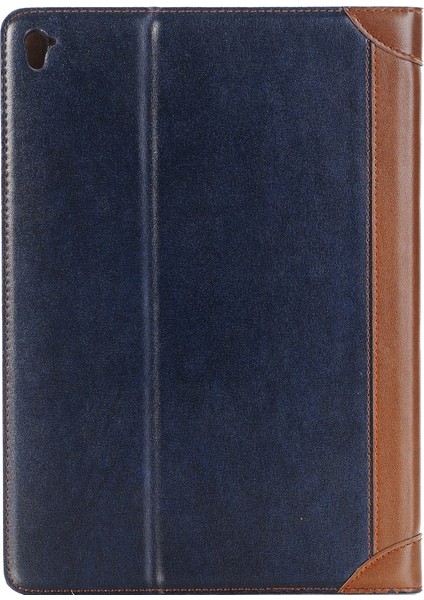 Ipad Pro 9.7 Inç Için Deri Kılıf (Dark Blue) (Yurt Dışından)