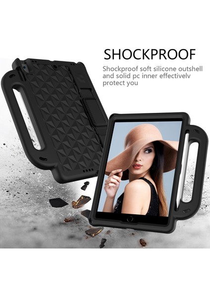 Ipad 10.2 ve 10.2 （2020 Için Zor Durum） (Siyah) (Yurt Dışından) modelleri