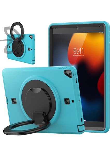 IPAD 10.2 2021/2020 Için Tpu + Pc Tablet Kılıfı (Light Blue) (Yurt Dışından) fiyatları