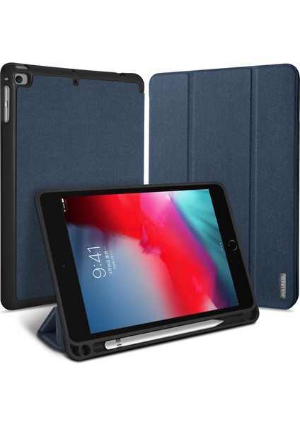 iPad Mini (2019) ve 4 Domo Serisi Pu Kılıf Için (Blue) (Yurt Dışından)