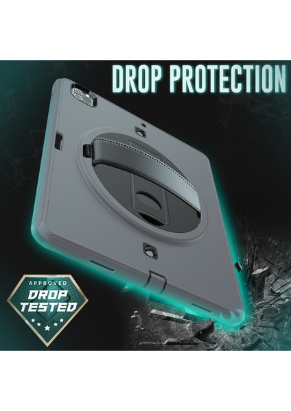 IPAD Pro Için Tpu + Pc Tablet Kılıfı 12.9 2021/2020/2018 (Grey) (Yurt Dışından) fırsatları