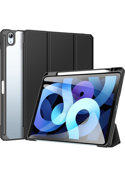 Ipad Air Için Toby Serisi Pu+Pc+Tpu Kılıfı (2020) 10.9 (Siyah) (Yurt Dışından)