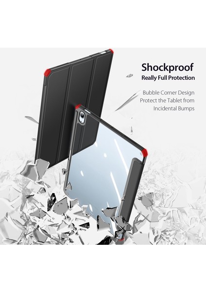 Ipad Air Için Toby Serisi Pu+Pc+Tpu Kılıfı (2020) 10.9 (Siyah) (Yurt Dışından) indirimleri