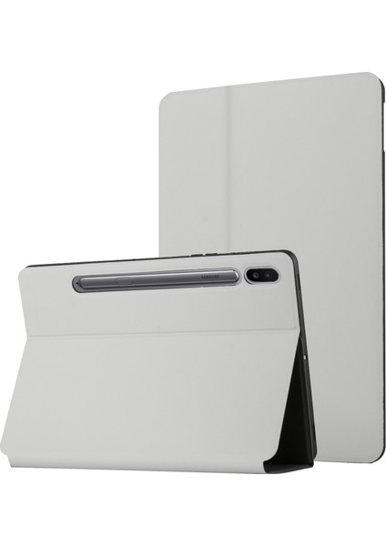 Çift Katlanır Kılıf Samsung Galaxy Tab S7 SM-T870 / T875 (Grey) (Yurt Dışından)