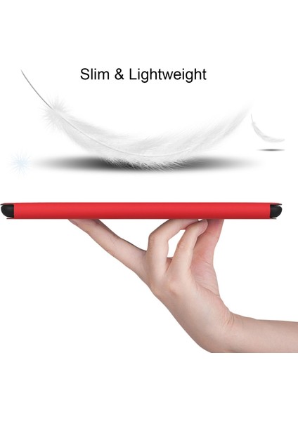 Çift Katlanır Kılıf Samsung Galaxy Tab S7 SM-T870 / T875 (Red) (Yurt Dışından)