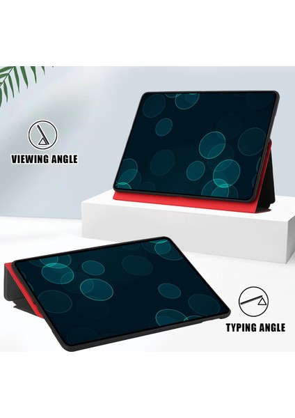 Çift Katlanır Kılıf Samsung Galaxy Tab S7 SM-T870 / T875 (Red) (Yurt Dışından)