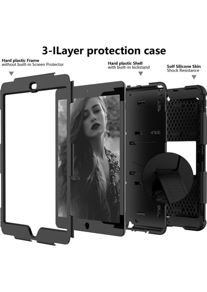 Ipad 10.2 & 10.2 Için Zor Durumda (2020) (Black) (Yurt Dışından) modelleri