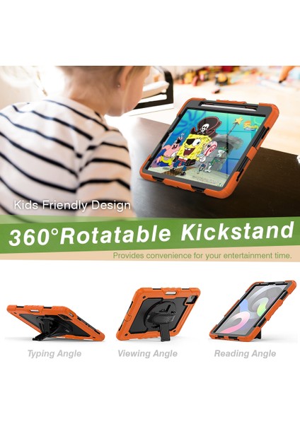 Ipad Air (2020) 10.9 Davası Için (Turuncu) (Yurt Dışından) fırsatları