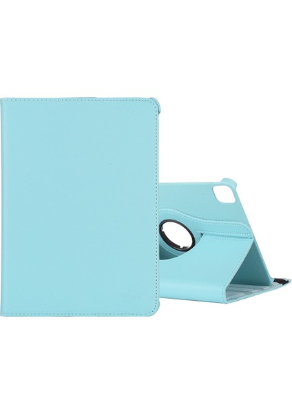 Ipad Pro Için Deri Kılıf 12.9 (2021) (Light Blue) (Yurt Dışından)