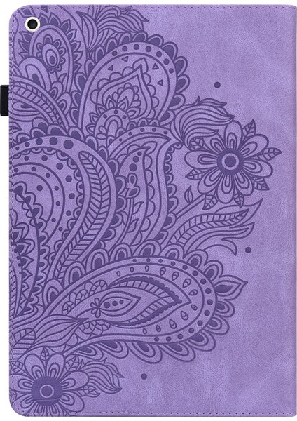 Ipad 10.2 2021/2020/2019 Için Deri Çanta (Purple) (Yurt Dışından) fırsatları