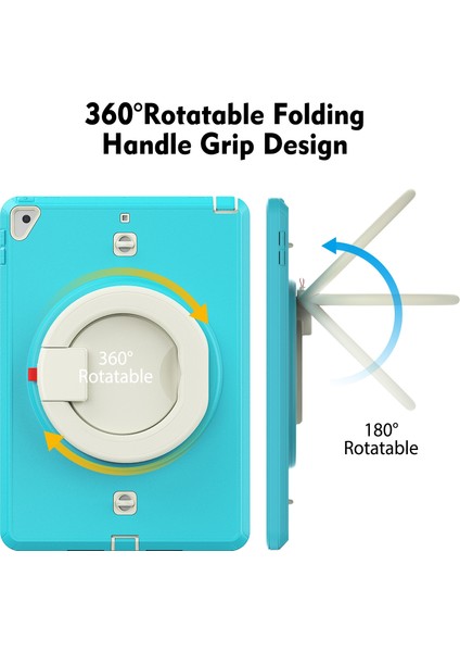 IPAD 10.2 2021/2020 Için Tpu + Pc Tablet Kılıfı (Light Blue) (Yurt Dışından) modelleri