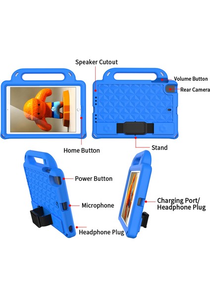iPad Mini 2019 / Mini 5 Diamond Eva Case (Green) (Yurt Dışından) fırsatları