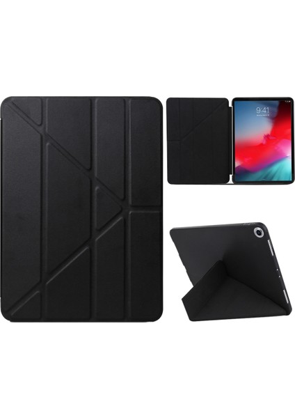 Ipad Hava Için Deri Kılıf (2019) (Black) (Yurt Dışından)