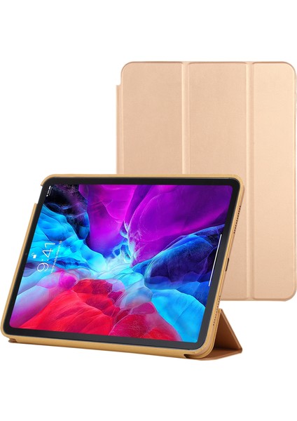 Ipad Air Için Deri Kılıf (2020) 10.9 (Altın) (Yurt Dışından)