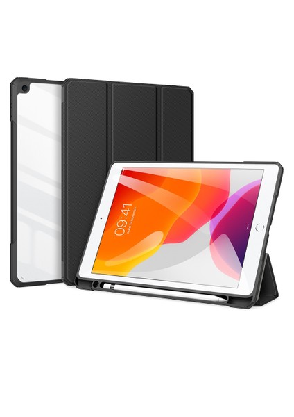 Toby S Pu + Pc + Tpu Kılıfı Için iPad 10.2 2021 / 2020/2019 (Black) (Yurt Dışından)