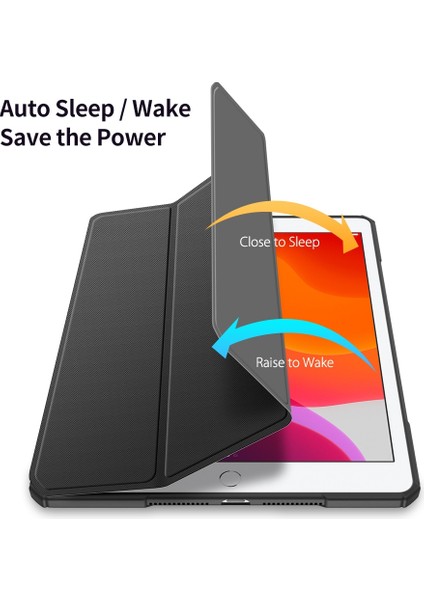 Toby S Pu + Pc + Tpu Kılıfı Için iPad 10.2 2021 / 2020/2019 (Black) (Yurt Dışından) fırsatları